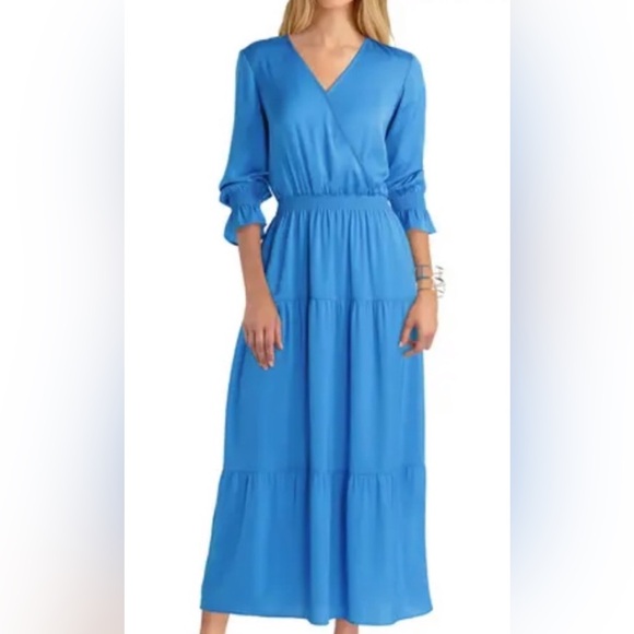 Gigi Parker NWT blue maxi dress, XL - Picture 1 of 10